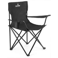 GARTEN-RELAXSESSEL mit Getränkehalter & Tragetasche - Schwarz, Textil (75/80/50cm) - Outtec