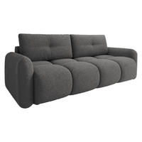 SCHLAFSOFA Sandy - Schwarz/Grau, Holz/Kunststoff (232/94/121cm) - MIRJAN24