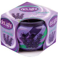 DUFTKERZE "Motiv" Kerze Raumduft Lavendel - Lila, Naturmaterialien (7/6cm)