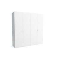 KLEIDERSCHRANK MAT B Weiß 210x60x205 cm - Weiß, Holzwerkstoff (210/205/60cm) - FURNLUX