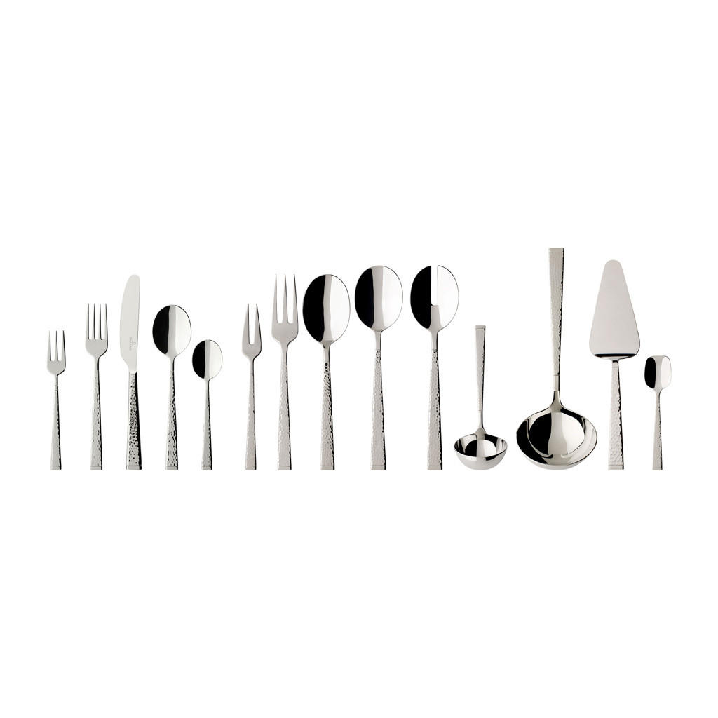 TAFELBESTECK Blacksmith silber 70er Set - Silberfarben, Metall - Villeroy & Boch