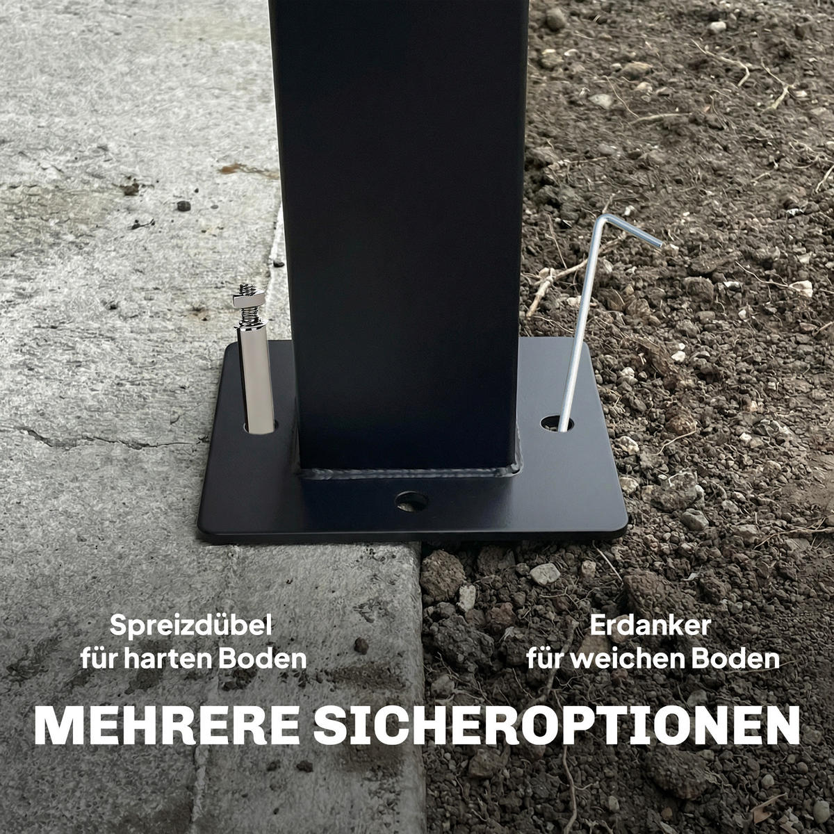 PAVILLON Metall Polyester Schwarz - Schwarz, Textil/Metall (300/275/360cm) - Outsunny