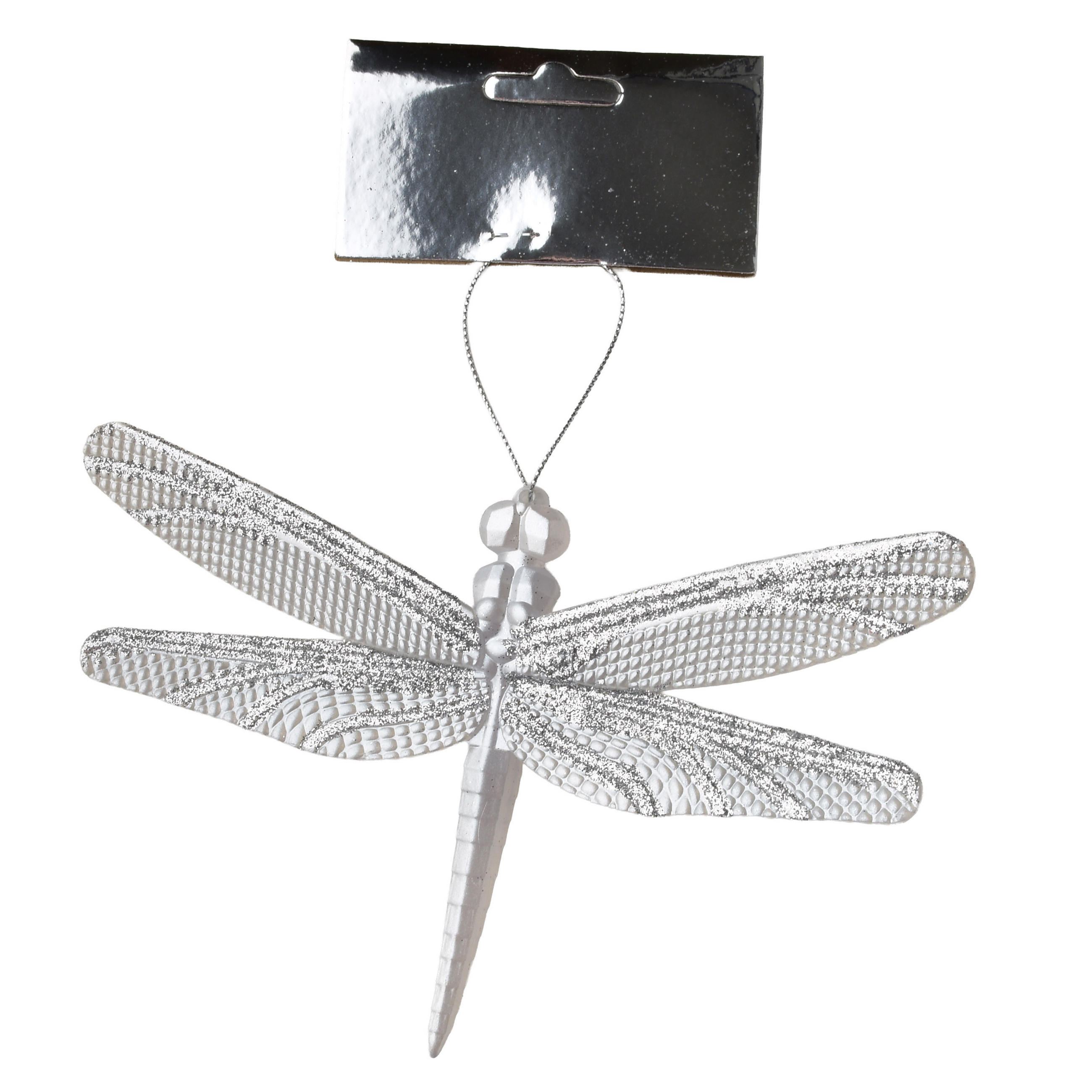 CHRISTBAUMANHÄNGER Santa Lila Silber 11x17x3 cm Kunststoff - Silberfarben, Kunststoff (17/3/11cm) - Mondex
