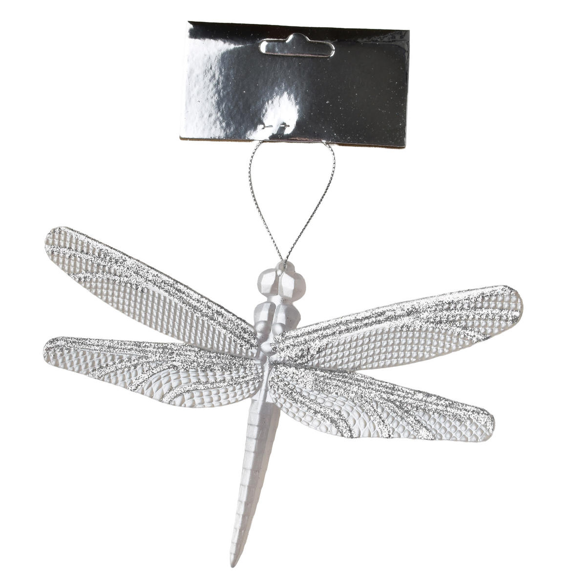 CHRISTBAUMANHÄNGER Santa Lila Silber 11x17x3 cm Kunststoff - Silberfarben, Kunststoff (17/3/11cm) - Mondex