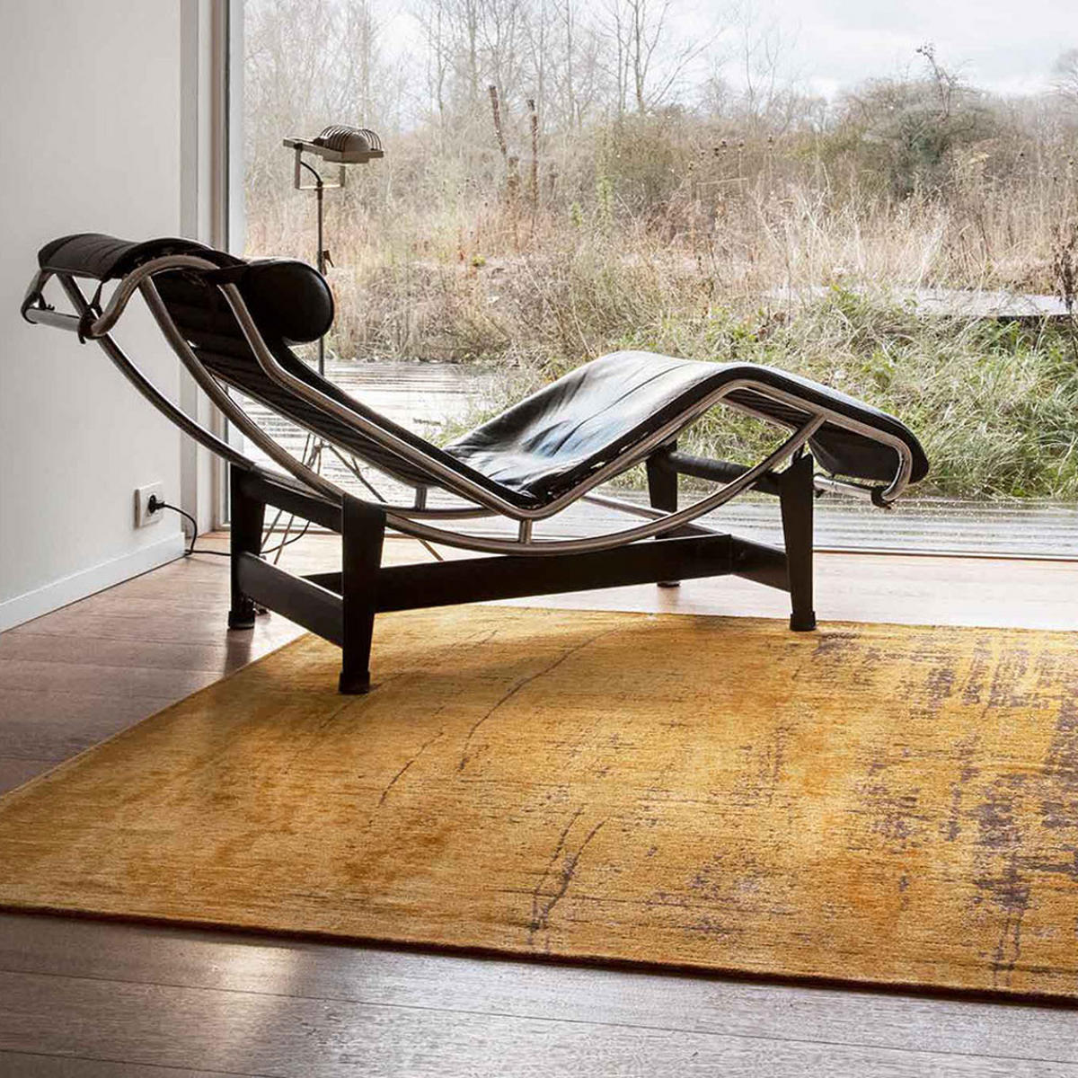 TEPPICH Liberty Gold Mad Men Griff 200/280 cm - Gelb, Textil (200/280cm) - Louis De Poortere