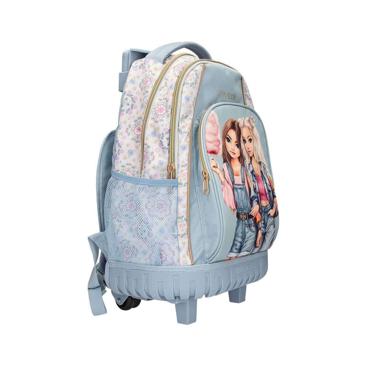 SCHULRUCKSACK TROLLEY MY BFF TOPModel hellblau 23 x 34 x 54 cm - Hellblau, Textil (32/25cm) - Depesche Germany