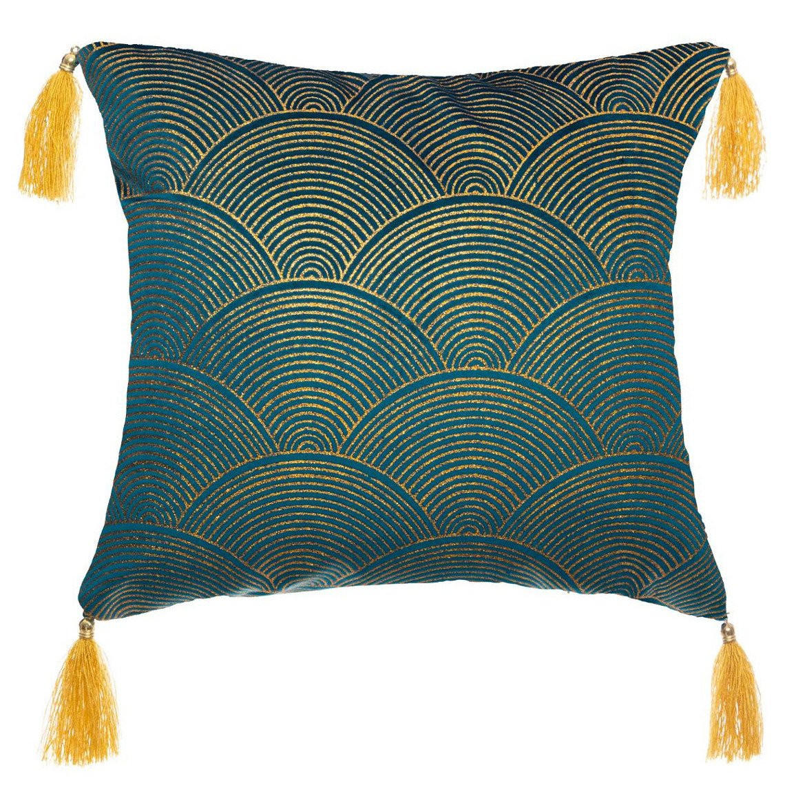 ZIERKISSEN 40/40 cm - Grün, Textil (40/40cm) - Atmosphera Createur d´interieur