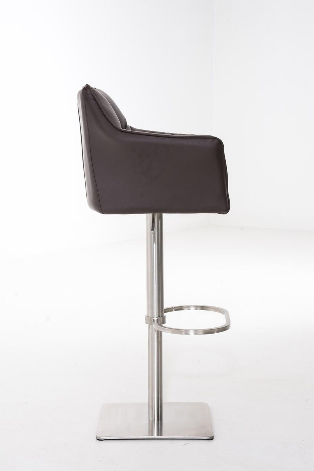 BARHOCKER Damaso 88x64x45 cm braun - Braun, Leder (64/88/45cm) - furnicato