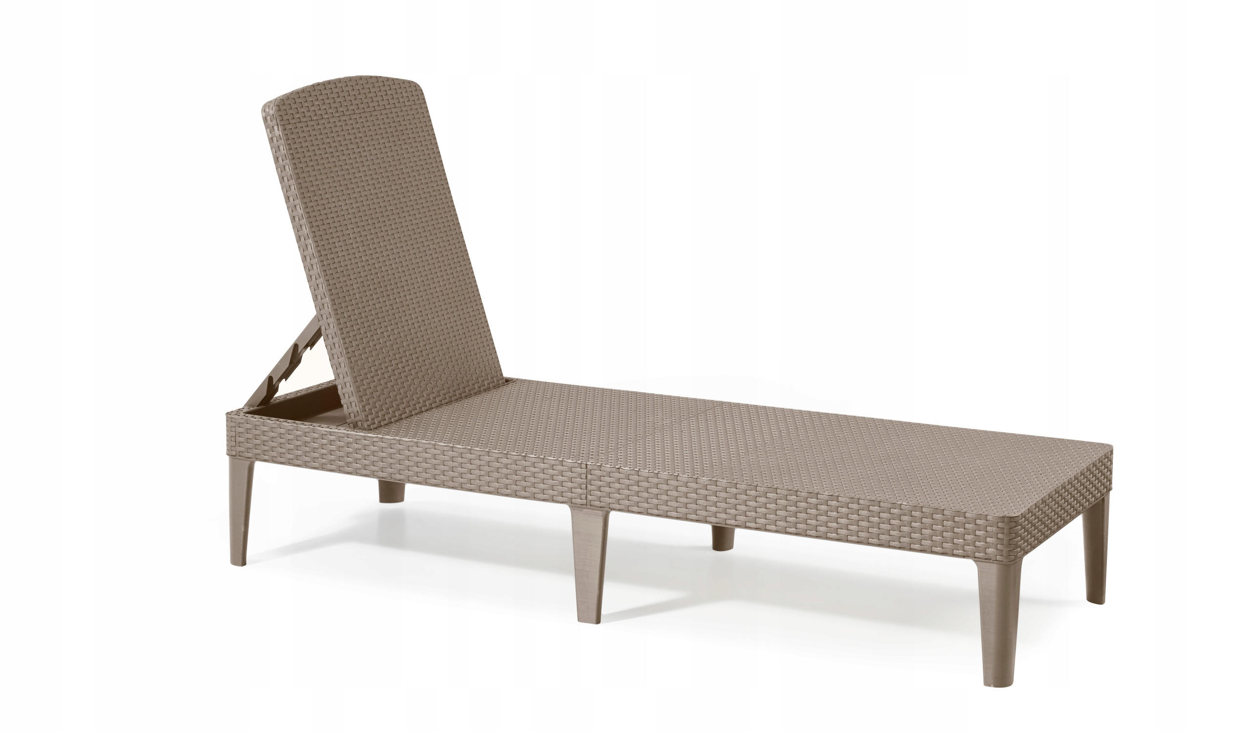 GARTENLIEGE 58 x 151 cm, Cappuccino - Cappuccino, Kunststoff (58/151cm) - KADAX