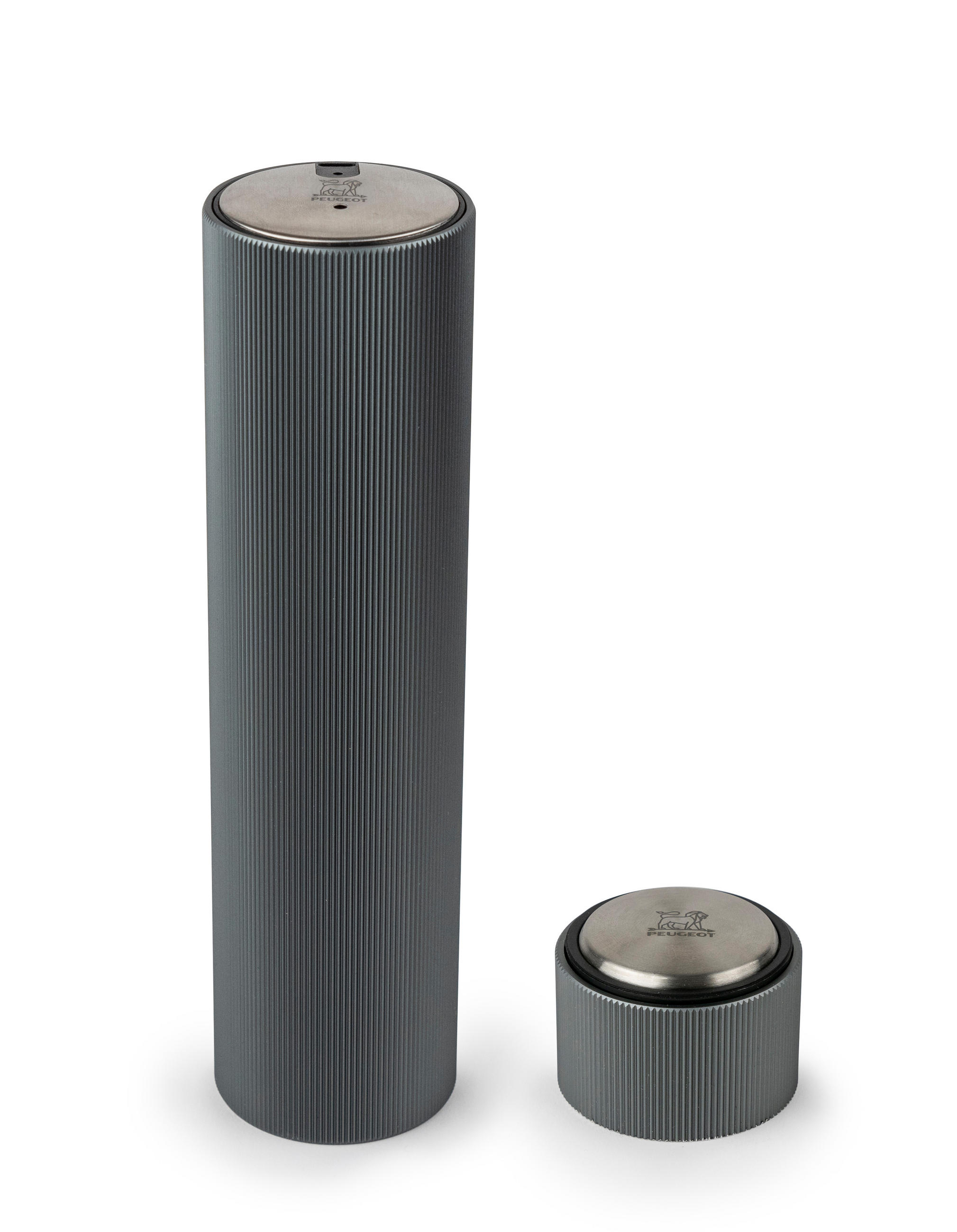 KORKENZIEHER Elektrisch Line Reverse 21cm Carbon - Grau, Metall (5.5cm) - PEUGEOT