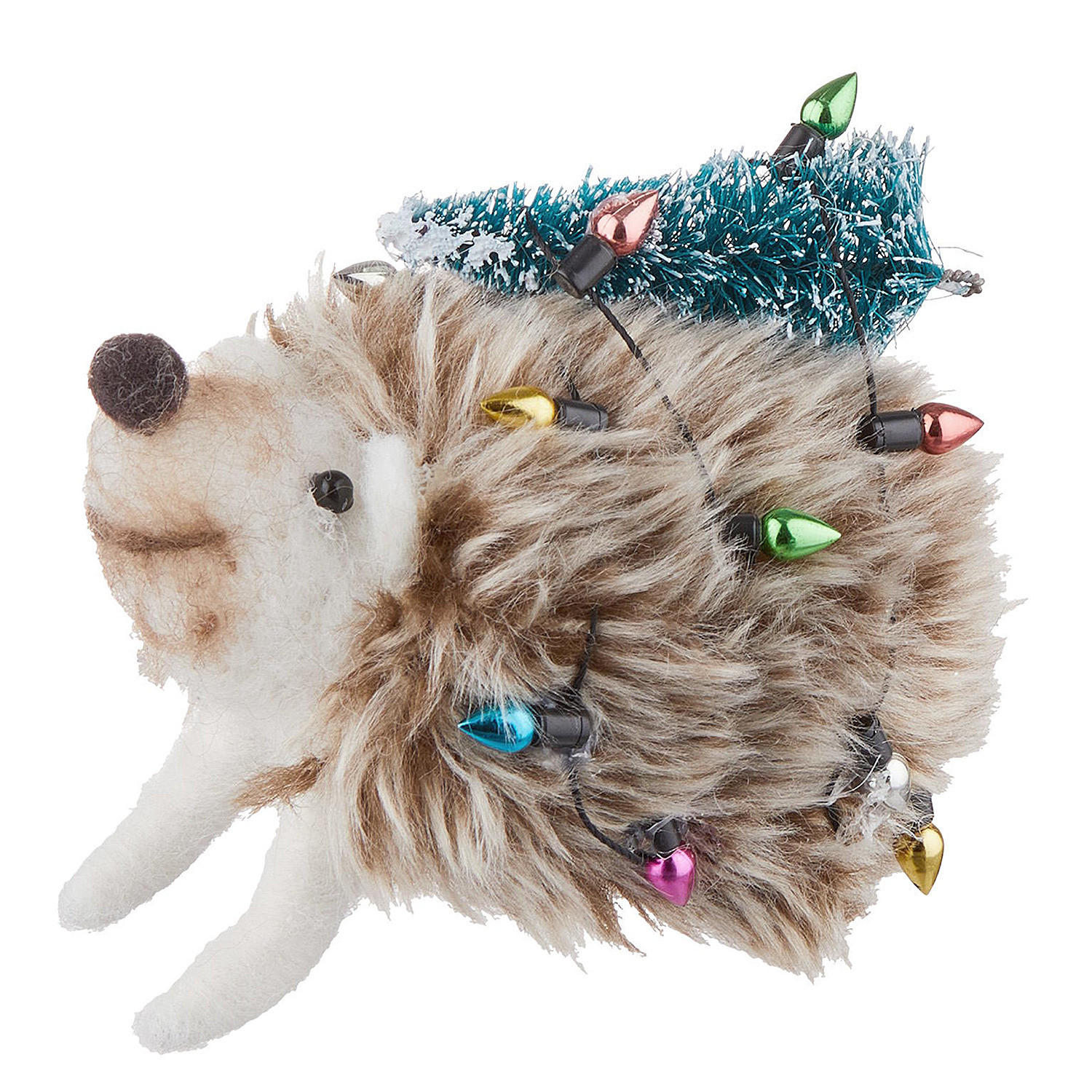 BAUMANHÄNGER Hang On Igel - Grün, Textil (9/6/6cm) - Butlers