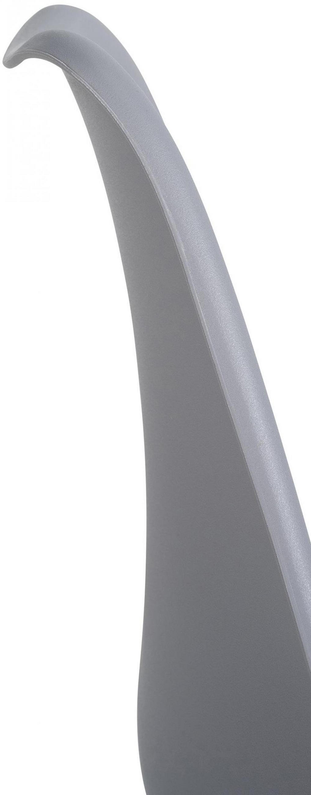 STUHL 6er Set Kunststoff grau - Eukalyptusholzfarben/Grau, Holz/Kunststoff (49/83/50cm) - CLP