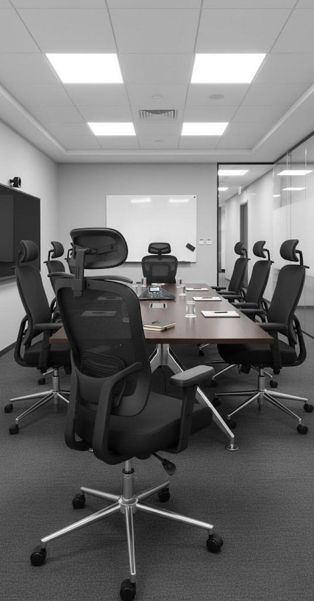 BÜROSTUHL Pryme schwarz - Chromfarben/Schwarz, Kunststoff/Metall (67/130/66cm) - TPFLiving