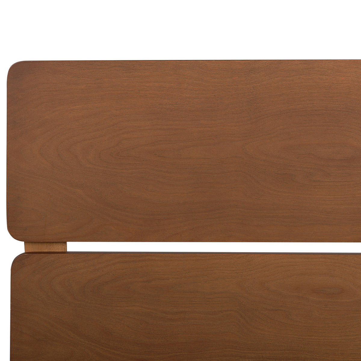 BETT mit Lattenrost 160x200 cm Braun Boisset - Dunkelbraun, Holz (160/200cm) - Beliani