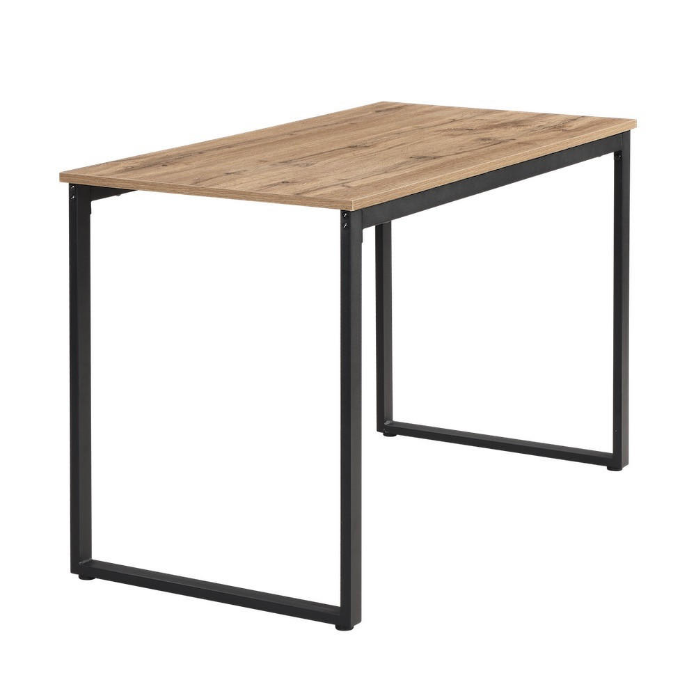 ESSTISCH SAMUEL, Eiche, 120/60/76 cm - Eichefarben/Schwarz, Holzwerkstoff/Metall (60/120/76cm) - B&D Home