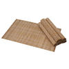 TISCHSET rechteckig Dunkelbraun 6er-Set - Dunkelbraun, Holz (30/45cm) - MCW