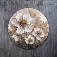 GEMÄLDE Das Glühen der Knospen auf Keilrahmen 60 cm - Multicolor, Holz (60/60cm) - YS-art gallery