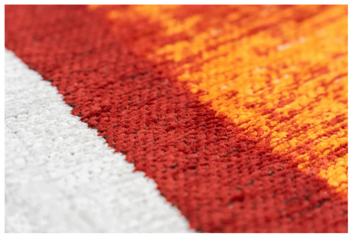 TEPPICH modern Flachgewebe BROOM Orange 280 x 390 cm - Orange, Textil (280/390cm) - Novatrend