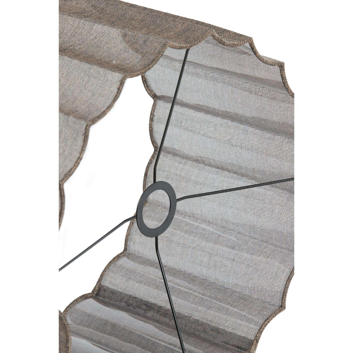 LAMPENSCHIRM Disli Braun 35/35/22 cm - Braun, Textil (35/35/22cm) - Light & Living