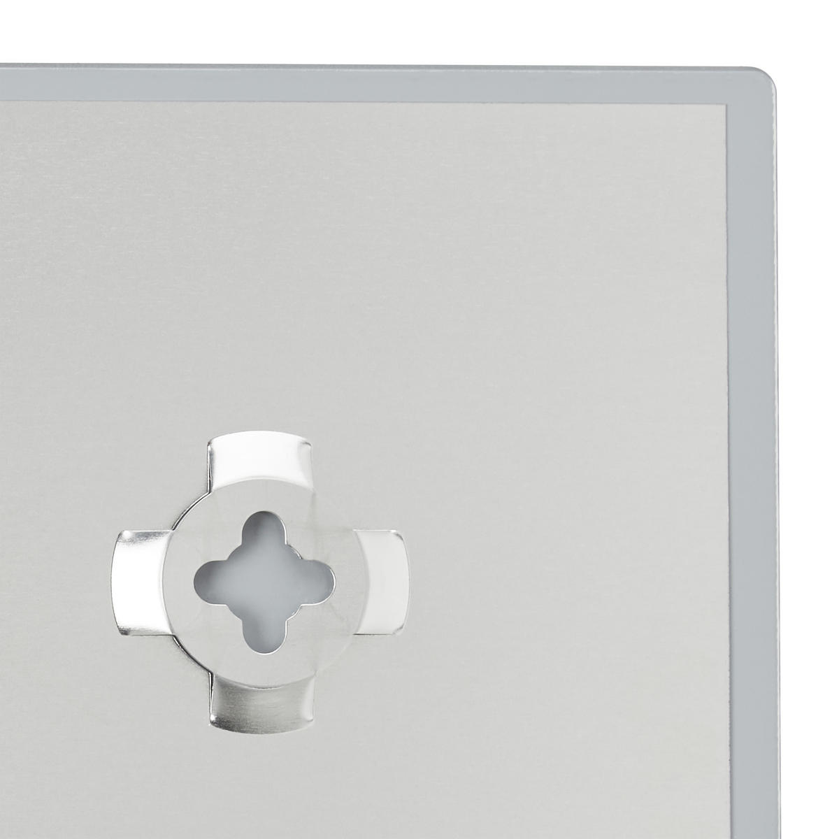 GLAS-MAGNETBOARD - Weiß, Glas/Metall (40/40/0.4cm) - Relaxdays