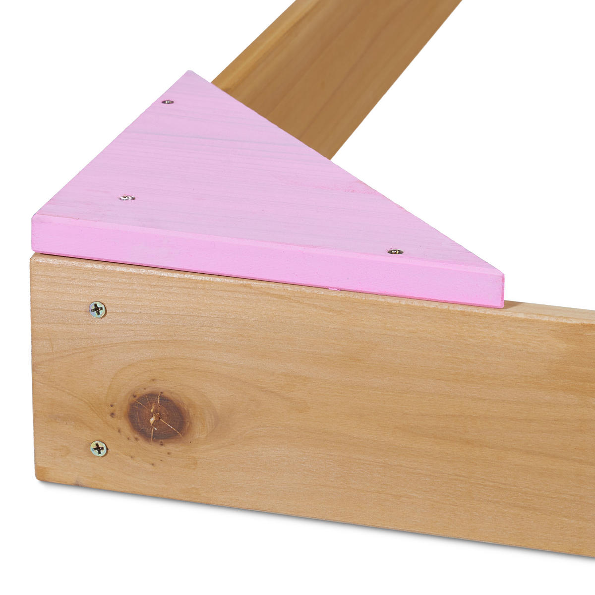 SANDKASTEN - Hellbraun, Holz (90/90/11.5cm) - Relaxdays