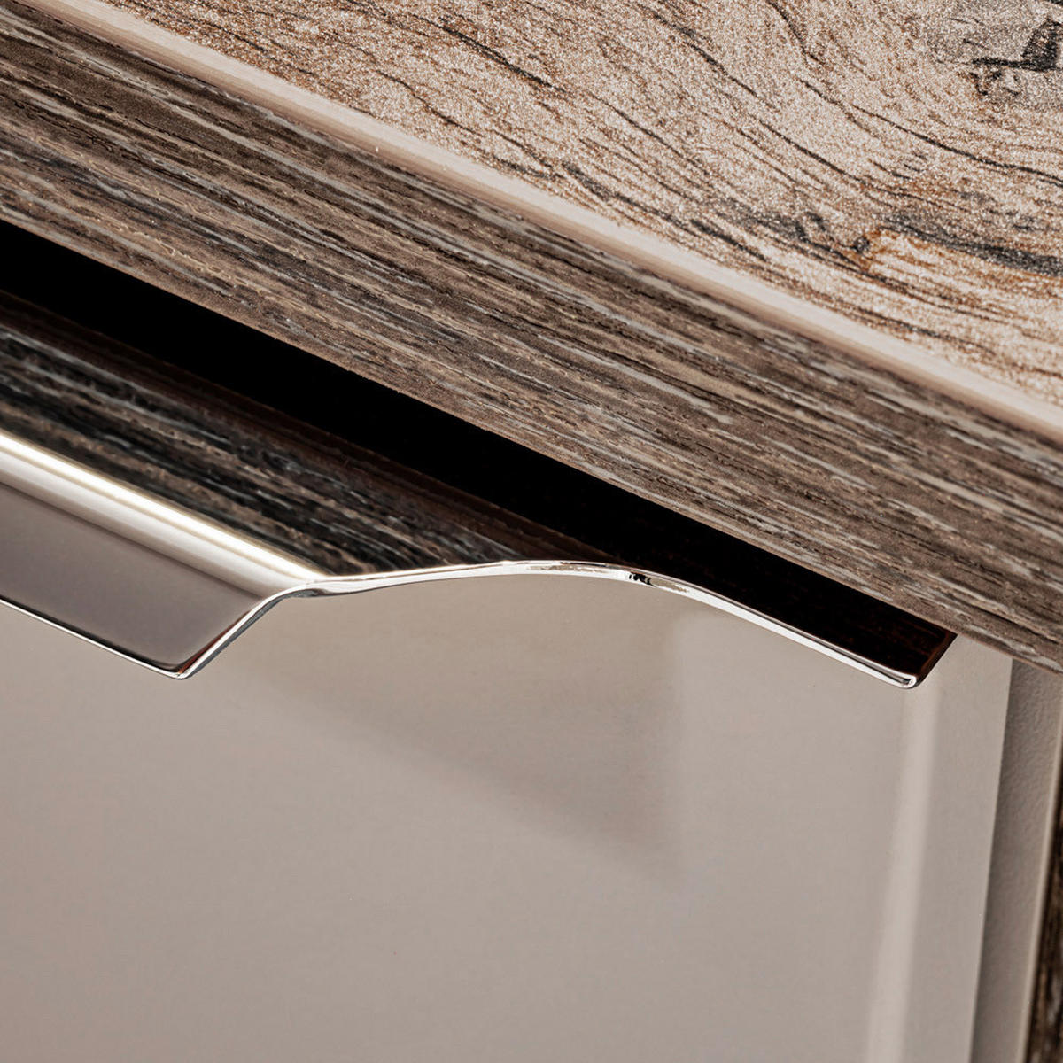 WASCHTISCH Puebla-56 - Beige, Holzwerkstoff (160/64/46cm) - Lomado