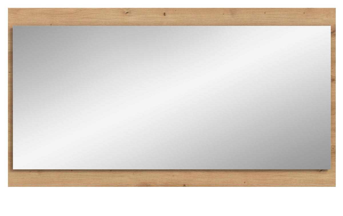 GARDEROBENSPIEGEL Artisan Eiche hängend, Wandspiegel 110 x 60 cm - Eiche Artisan, Glas/Holzwerkstoff (110/60/6cm) - Inn.Furn
