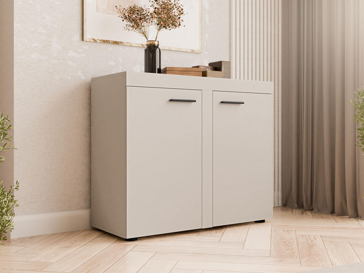 KOMMODE Rumba 2F3 - Sandfarben, Holzwerkstoff (97/82/40cm) - MIRJAN24