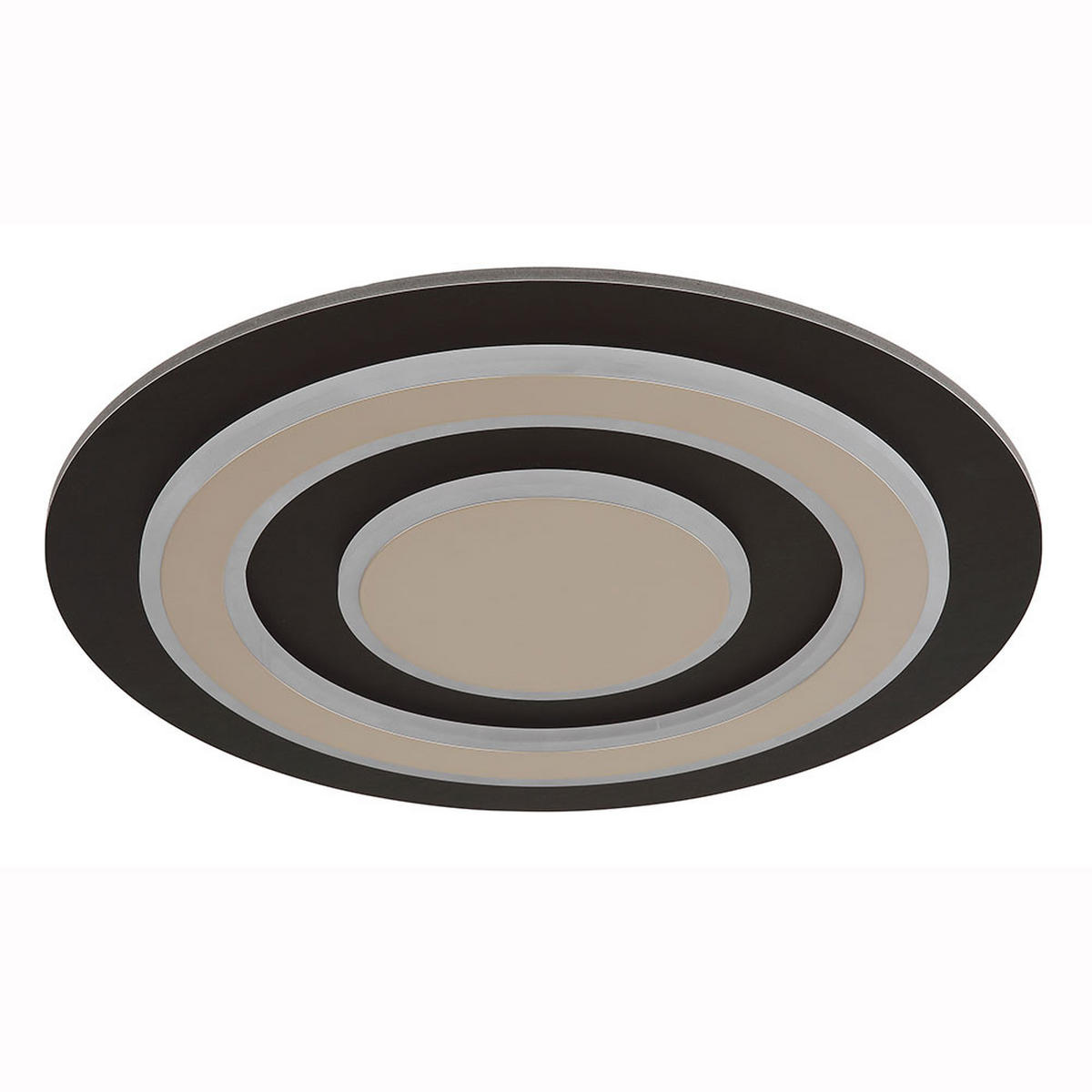 LED DECKENLEUCHTE Metall Champagner - Champagner, Metall (48/48/6.2cm) - Globo Lighting