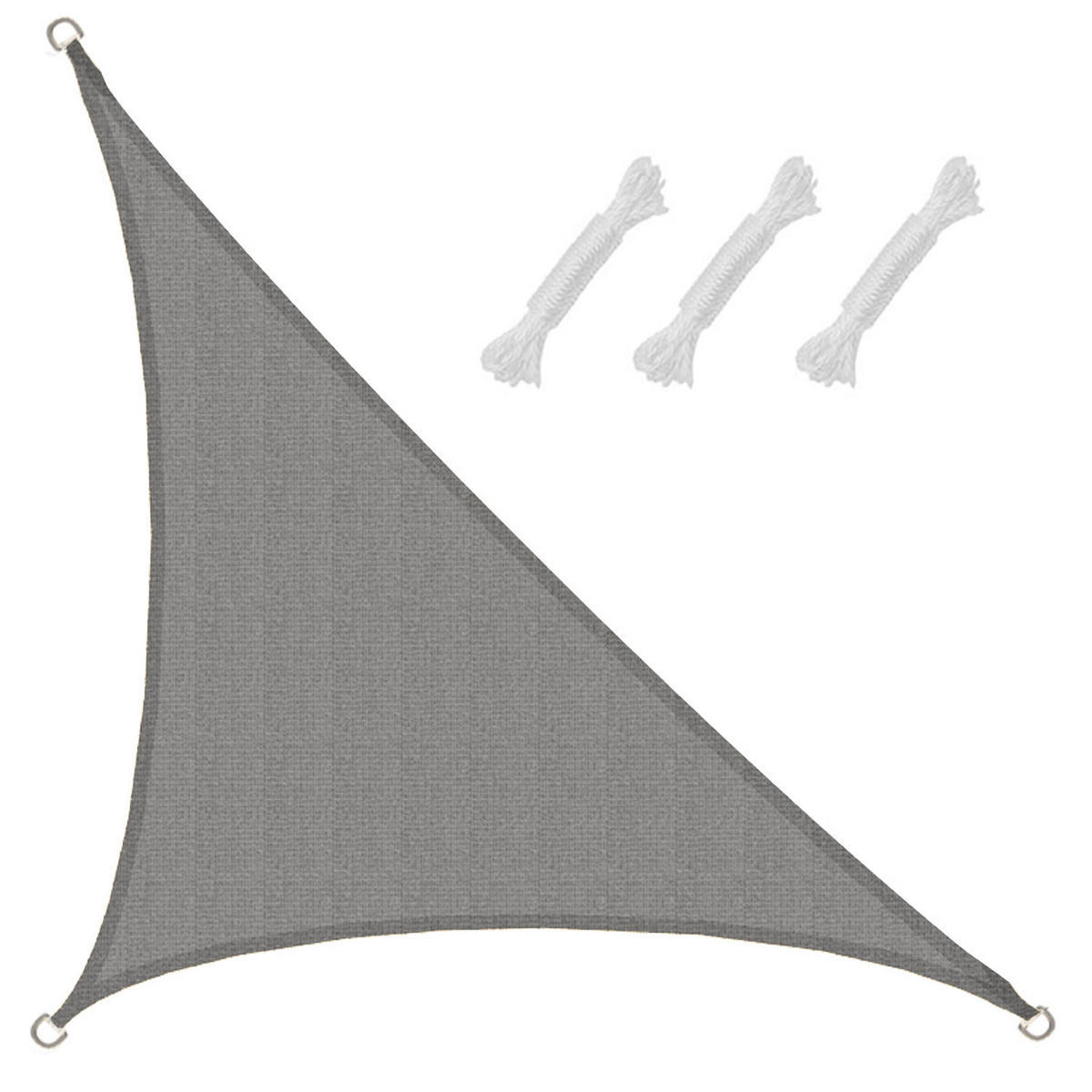 SONNENSEGEL Luftdurchlässig 425/300 cm Beige - Grau, Kunststoff (300/425cm) - Amanka