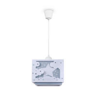 PENDELLEUCHTE Greta Pd Moony - Blau, Kunststoff (24/24/24.9cm) - Paco Home