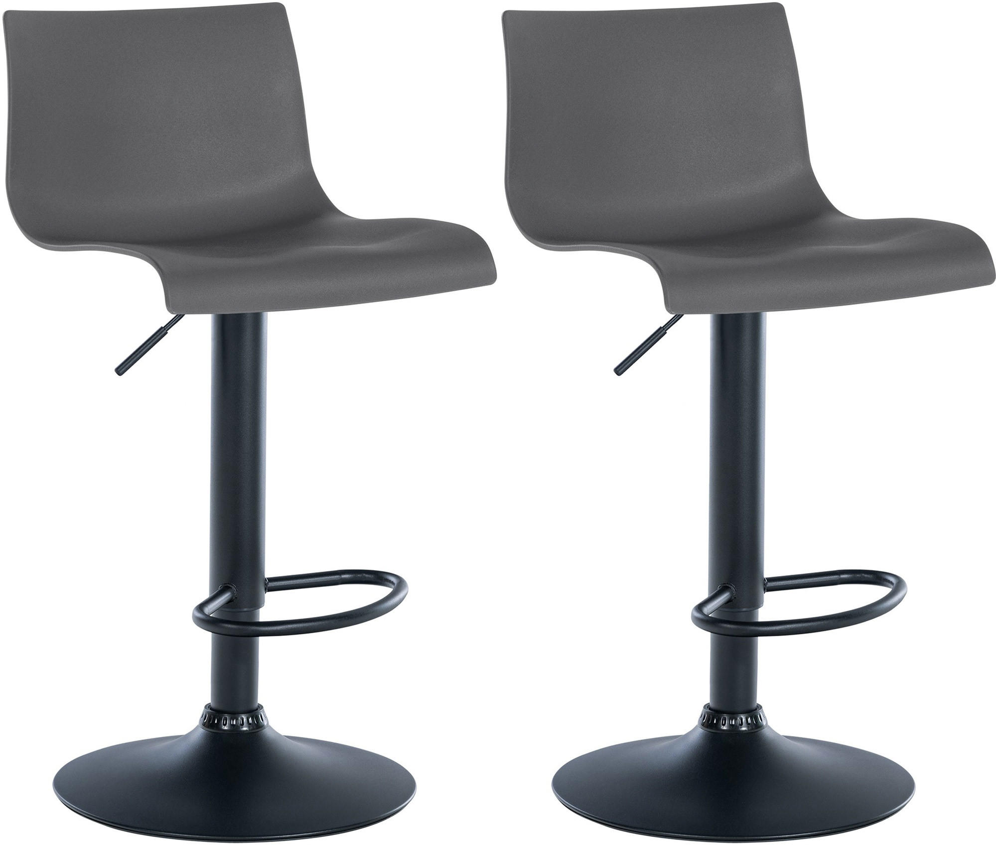 Deluke Barhocker Grau 39x84x36 cm