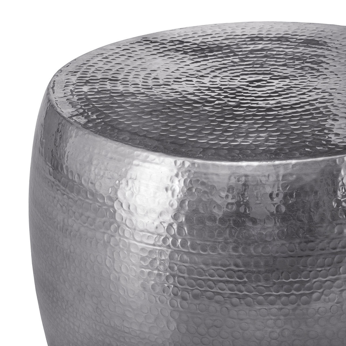 COUCHTISCH - Silberfarben, Metall (59/59/41cm) - WOMO-DESIGN