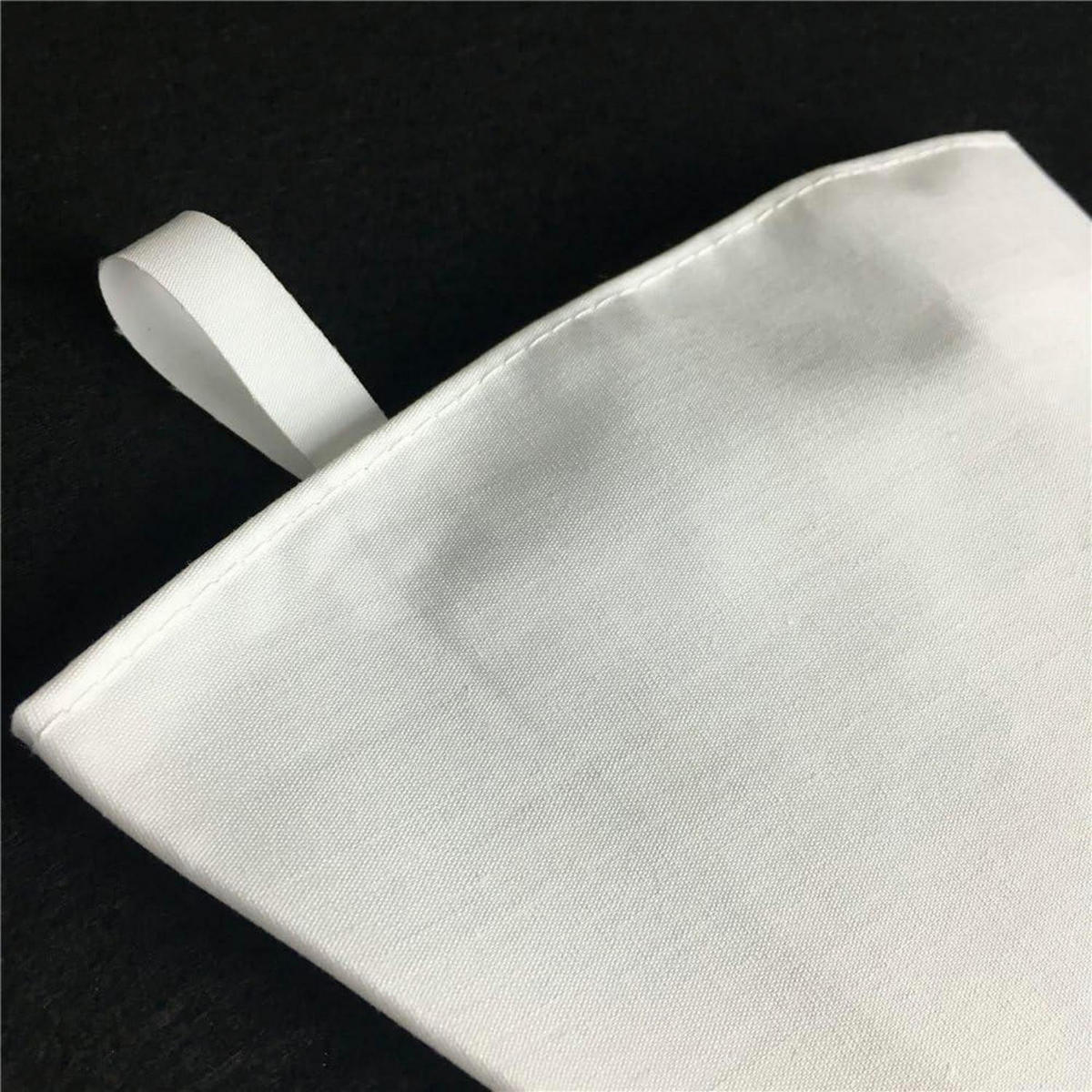 SPRITZBEUTEL 3-teiliges Set Baumwolle Weiß - Weiß, Textil (21.5/1/35cm)