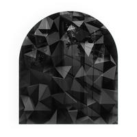 GLASPLATTE für Kamin 80x70 cm - Schwarz, Glas (80/70/0.4cm) - TULUP