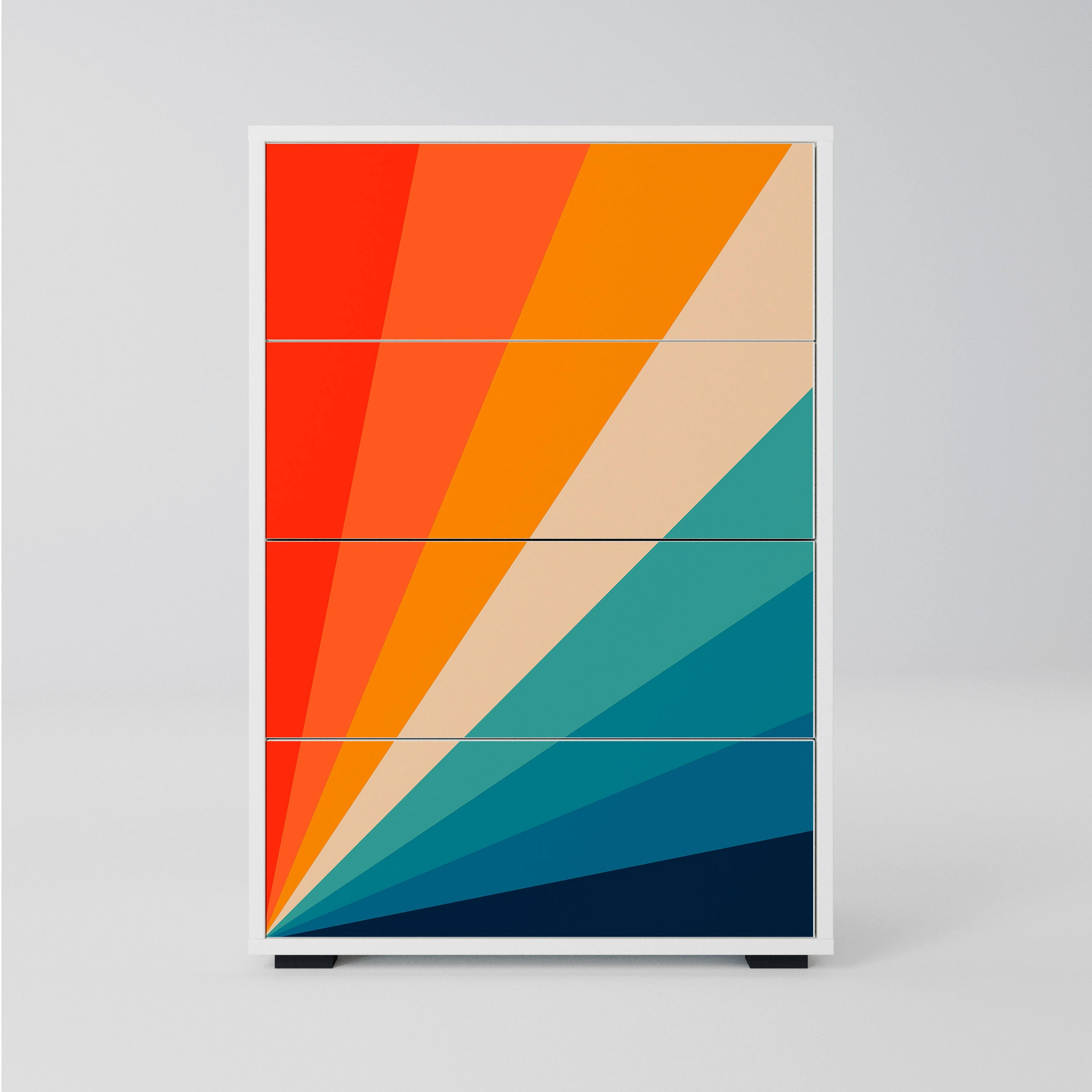 SpaceRebels Kommode Mehrfarbig 60x87x35 cm