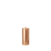 STUMPENKERZEN Rosegold Ø 58 x 150 mm, 16 Stück - Roségold, Paraffin (6/15cm) - Wiedemann Kerzen