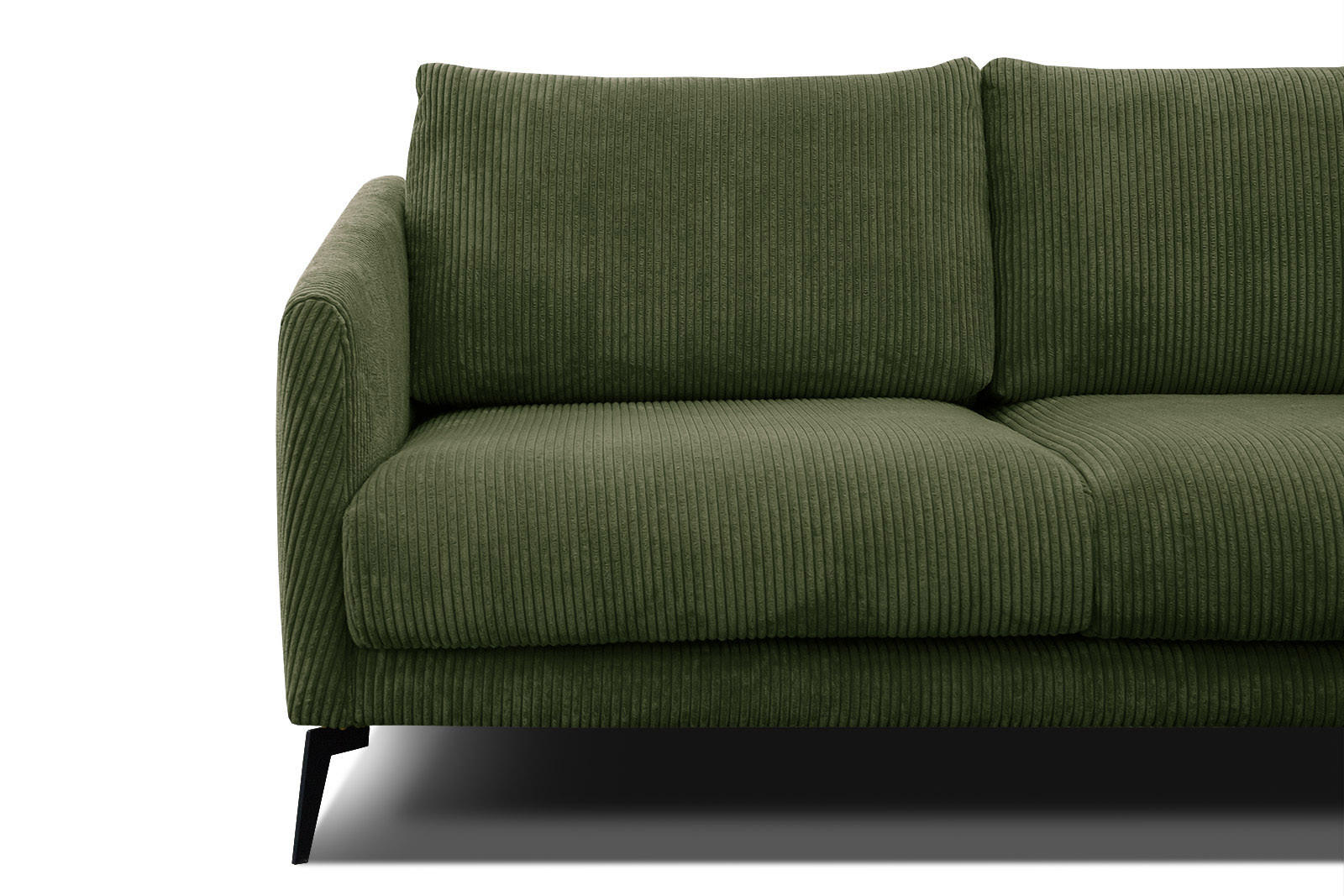 Thumbnail - Courtois Laville Sofa, Olivgrün, Textil, Rechteckig, 202x89x94 cm, Wohnzimmer, Sofas & Couches, Sofas, 2-Sitzer Sofas