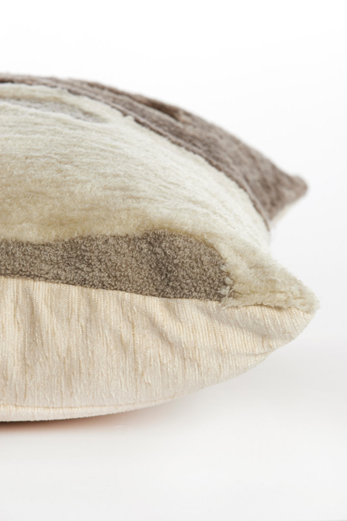 DEKOKISSEN Canazei Grau 45/45/10 cm - Grau, Textil (45/45cm) - Light & Living