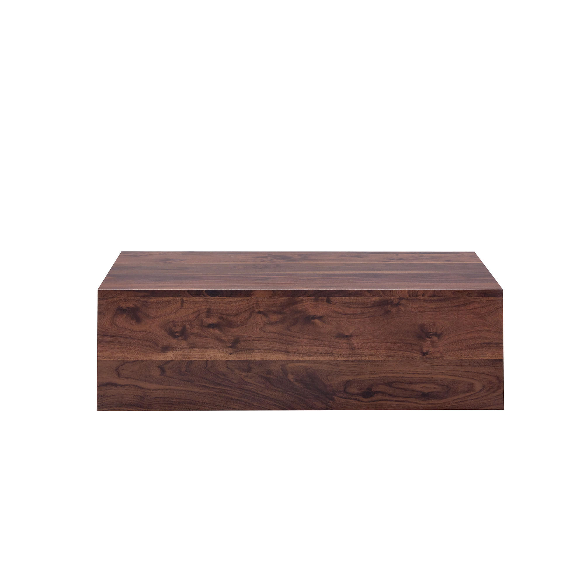 COUCHTISCH Nussbaumfarben 90/50/30 cm - Walnussfarben, Holzwerkstoff (50/90/30cm) - PANGIVO