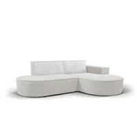 ECKSOFA L-förmiges Modena Soft Ecru Rechts - Ecru, Holz (236/165cm) - Kaiser Möbel