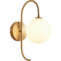 WANDLEUCHTE Erfurt II 26x15x36cm - Goldfarben, Metall (15/36/26cm) - Nettlife