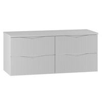 SKRINKA POD UMÝVADLO 120.6cm Tao Biela - biela, kompozitné drevo (120.6/52.2/46.5cm) - Petits-meubles