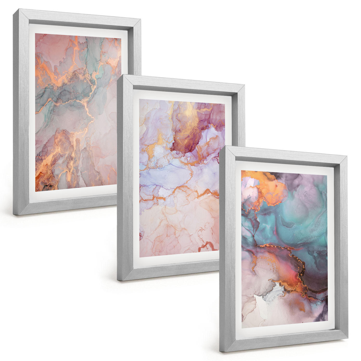 Tulup Bilder Silber 20x30 cm
