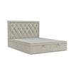 POLSTERBETT Nicobar mit Stauraum 180/200 cm Beige im Alta Stoff - Beige/Schwarz, Holz/Holzwerkstoff (180/200cm) - AltaBeds