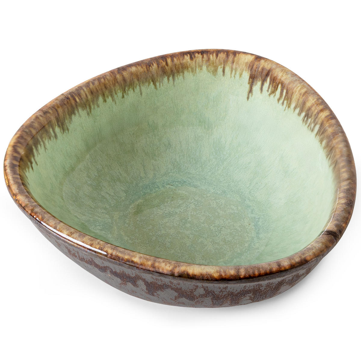 GESCHIRRSET PRIMA, 6-Personen, 18-tlg, Salbeigrün - Salbeigrün, Keramik (25.7/2/24cm) - KONSIMO®