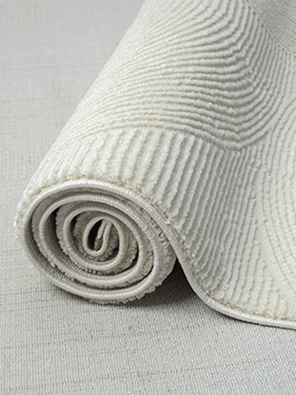 TEPPICH Kurzflor KASOS Waschbar Geometrisch Polyester Creme 160 x 230 cm - Creme, Textil (160/230cm) - KADIMA DESIGN