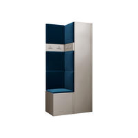 GARDEROBEN-SET Orion XXIV - Kaschmir/Blau, Holzwerkstoff/Kunststoff (82/186/46cm) - MIRJAN24