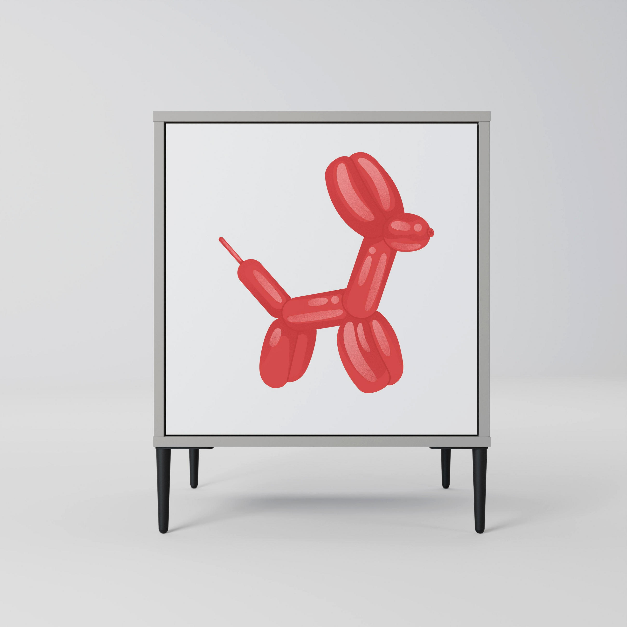 SpaceRebels Sideboard Grau 57.5x72.5x42 cm