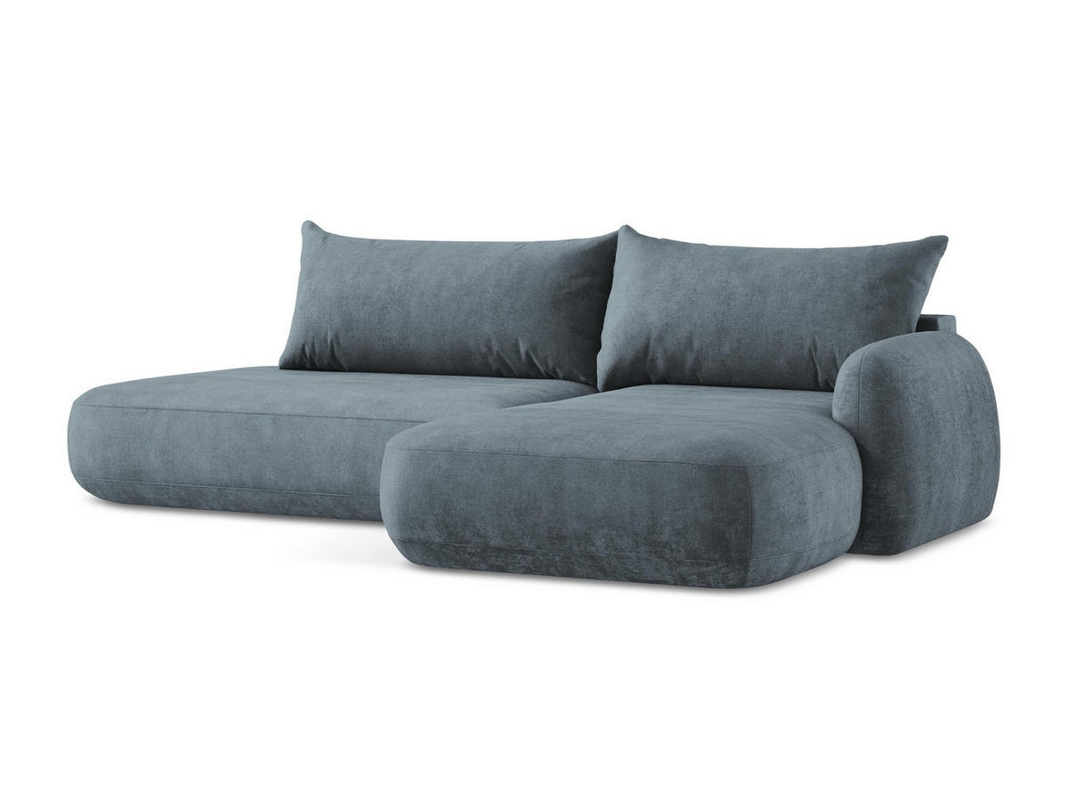 SOFAELEMENT Links Chenille Stoff Rot - Bordeaux/Schwarz, Holzwerkstoff/Kunststoff (179/70/113cm) - Makamii